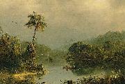 Frederic Edwin Church Tropical Landscape oil